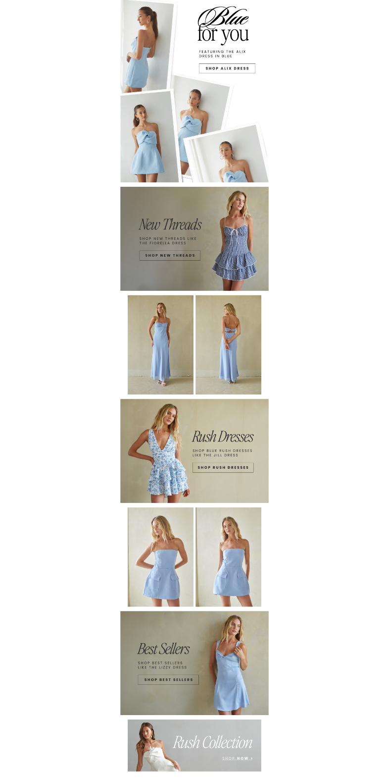 Email Marketing Spread Ideas for Fashion Brands