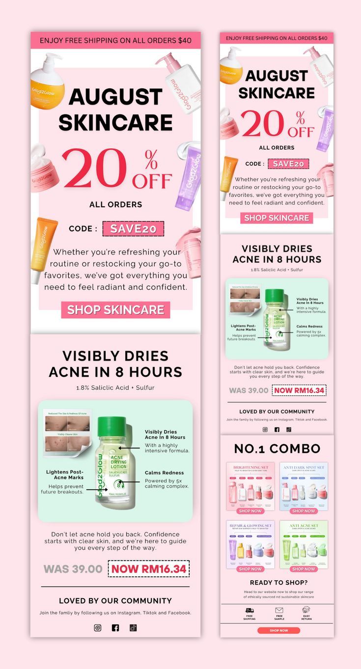 Minimalist E-commerce Email Templates for 2025