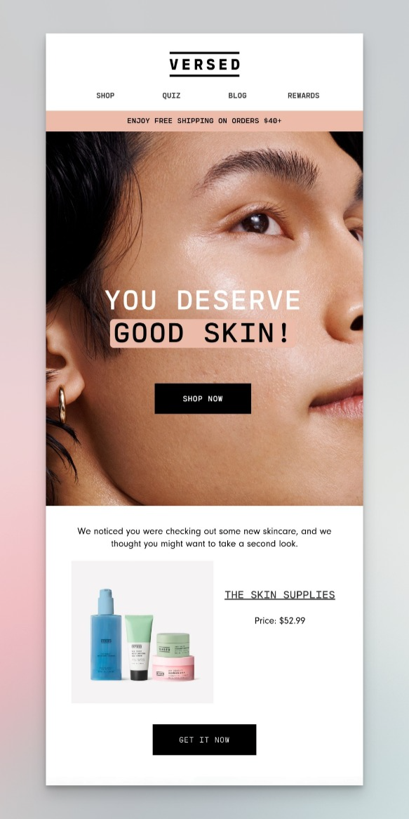 Catchy and clean free email newsletter template