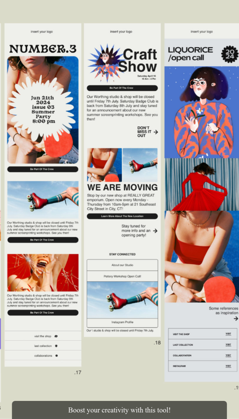 Creative Newsletter Templates for Floral Branding – Download Now