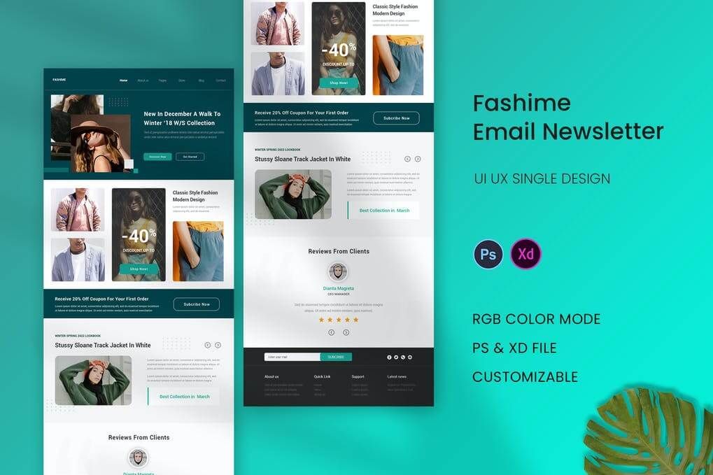 23+ Best Email Template Mockup PSD Templates for Marketing