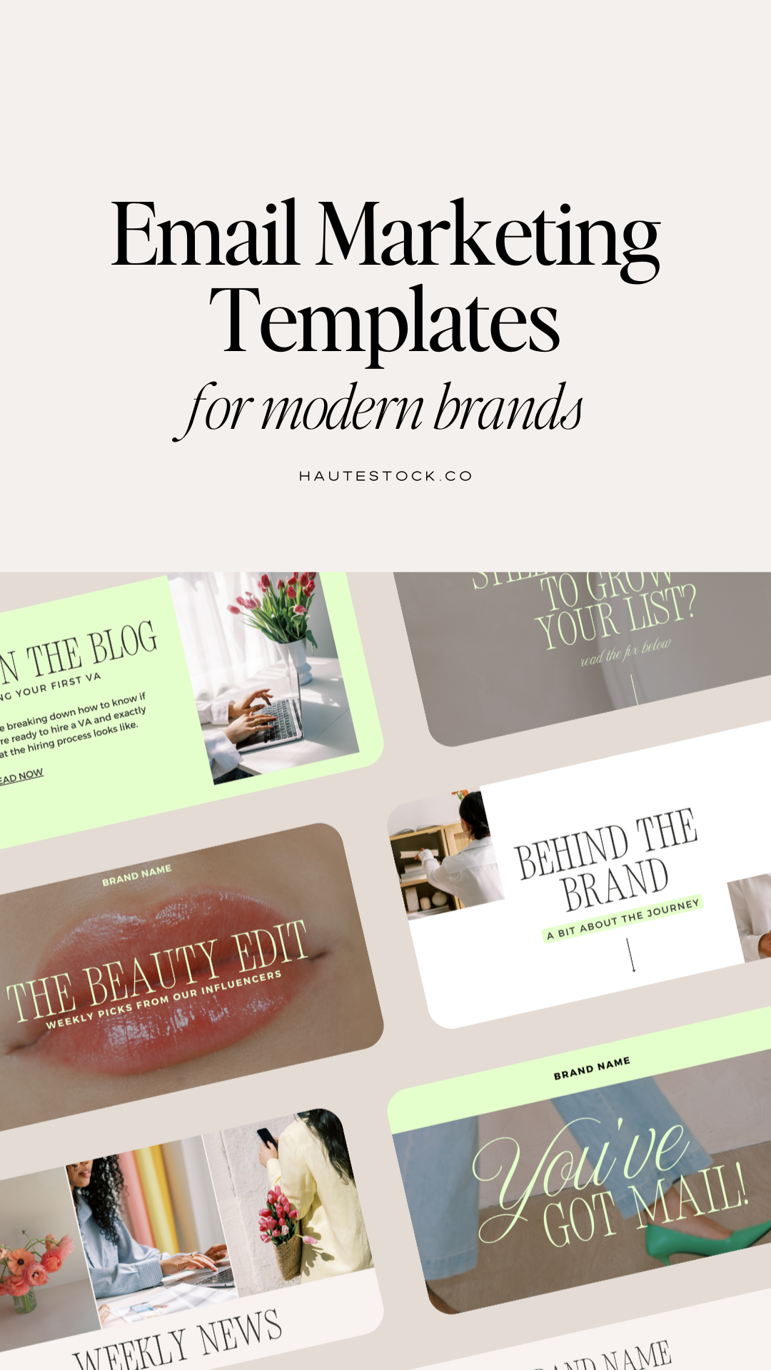 Glow & Grow Email Templates | Stylish Designs for Smart Marketing