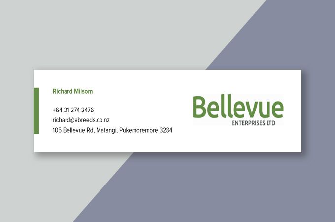 HTML email signature