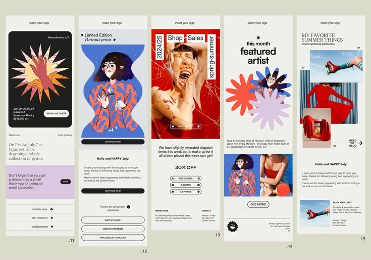 Creative Agency Newsletter Design with Canva Templates