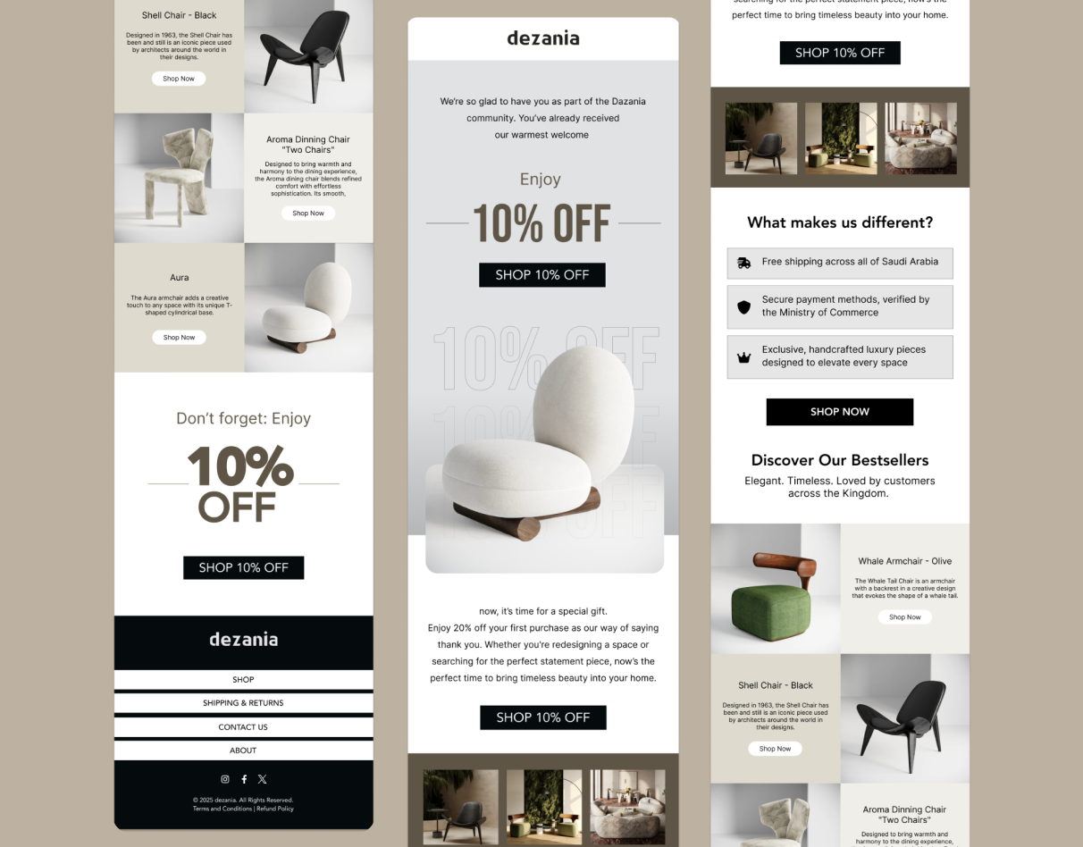 Figma Email Design for Klaviyo | Email Marketing