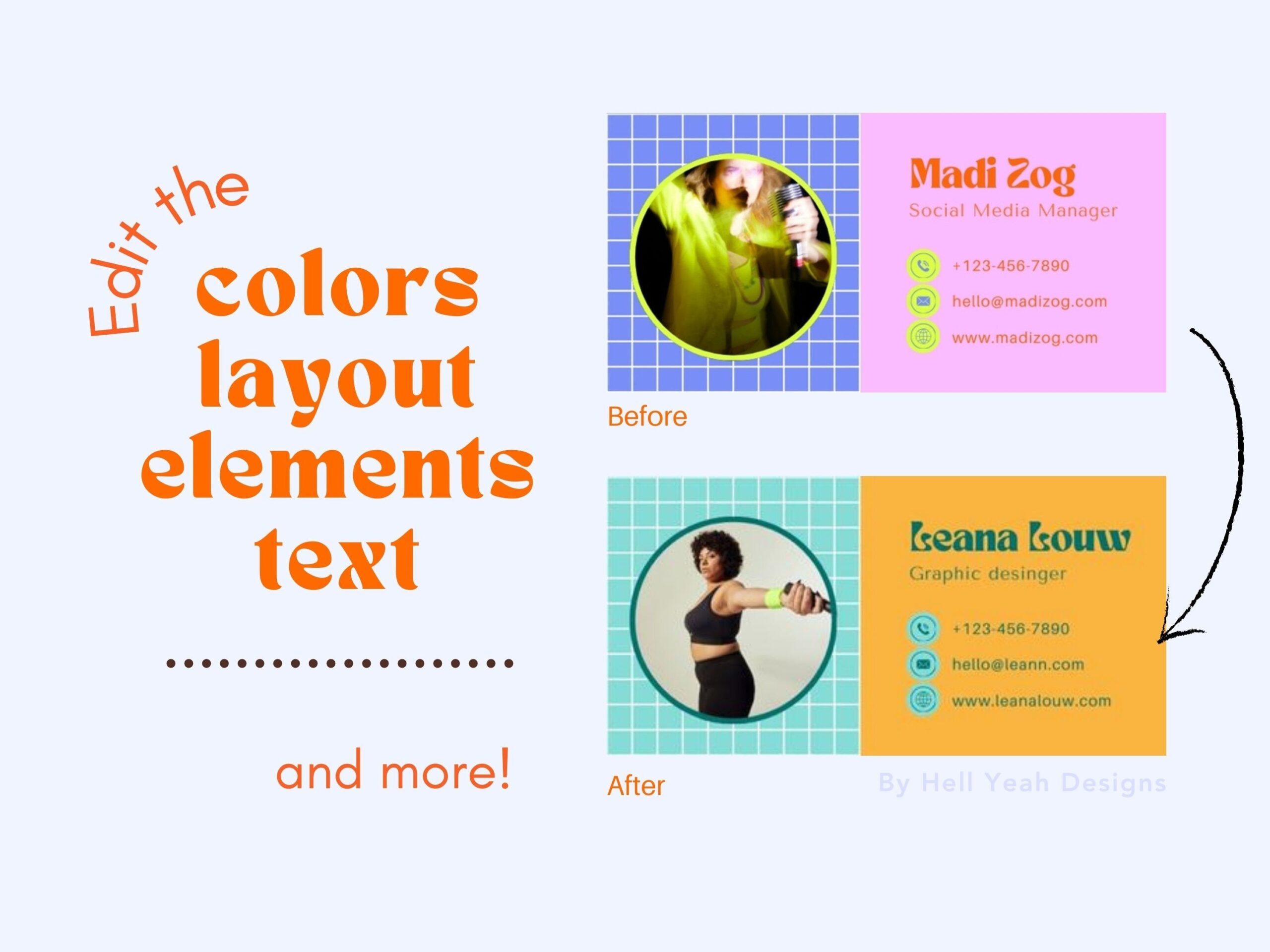 Elegant Ecommerce Email Signature Template Designed for Social Media Managers on Canva and Etsy