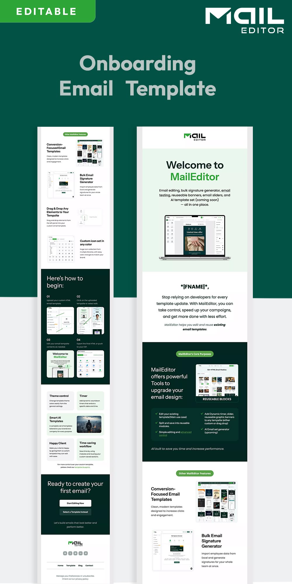 Onboarding email template