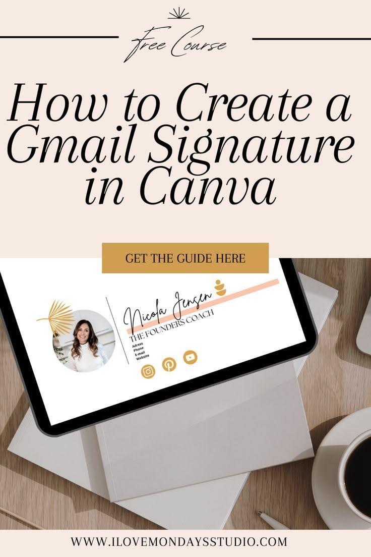 Step-by-Step Guide to Designing a Professional Email Signature in Canva