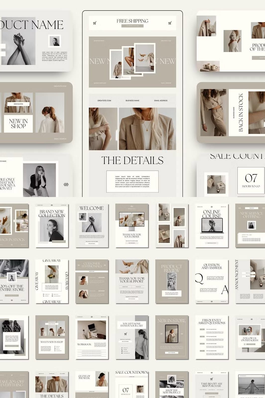Email Marketing Newsletter Template – Siteoutsite