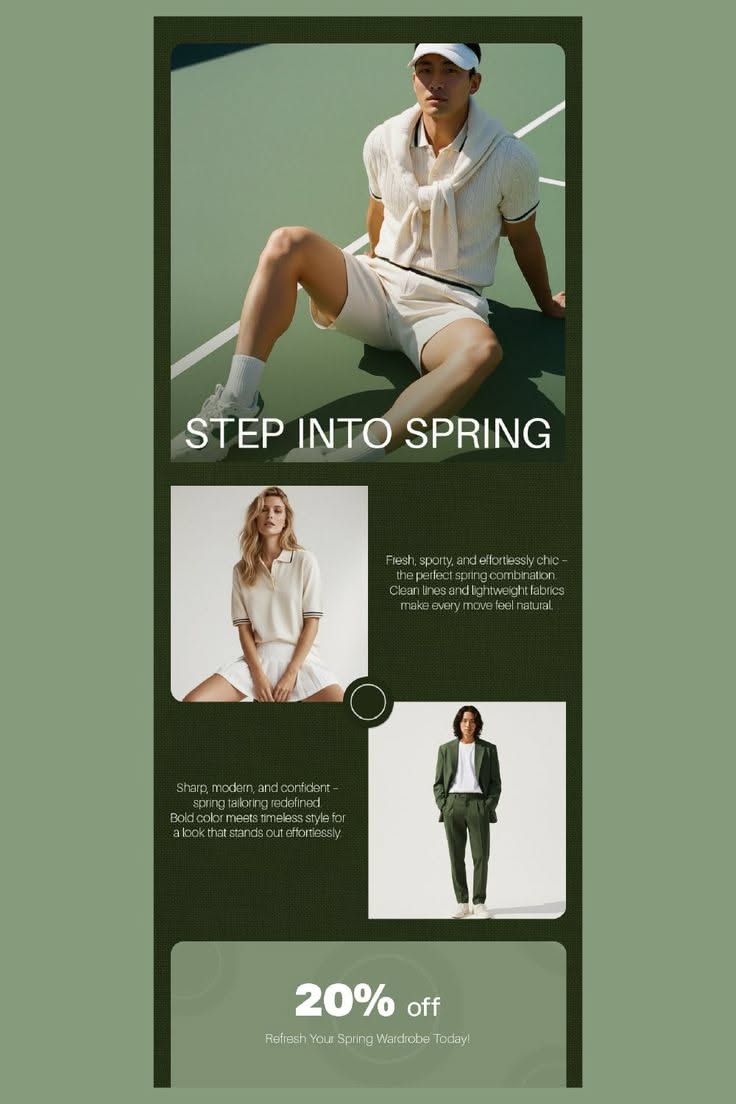 Minimalist Fashion Newsletter Template for E-commerce