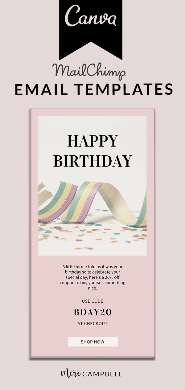 Email templates for Canva