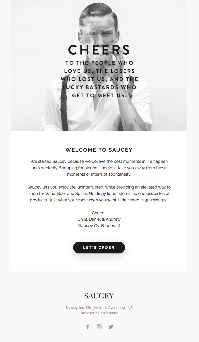 Cheers Email Design
