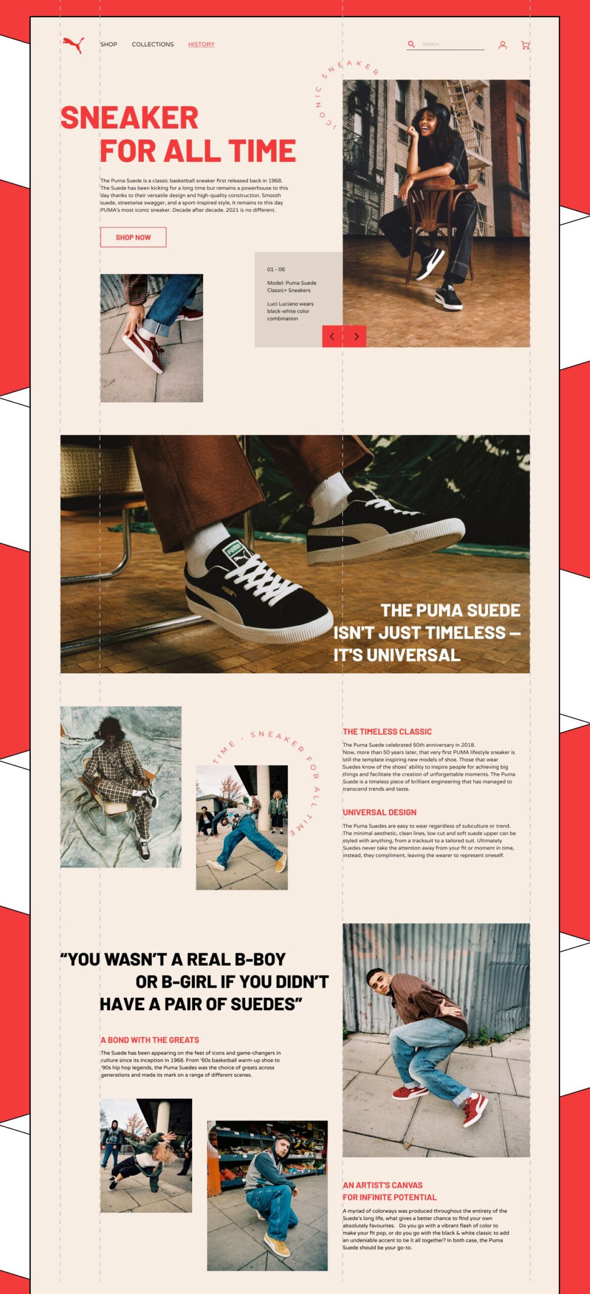 PUMA SUEDE HISTORY PAGE &ndash; Maria Bukhalova