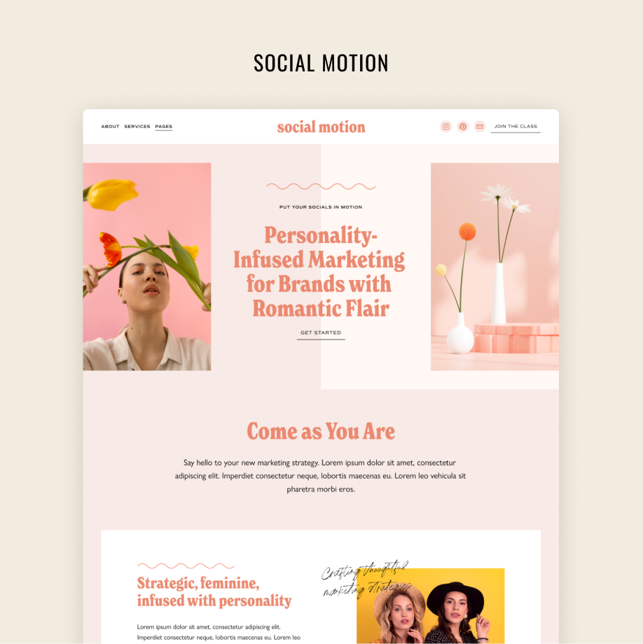 Premium Squarespace Templates for Creative Entrepreneurs — Applet Studio