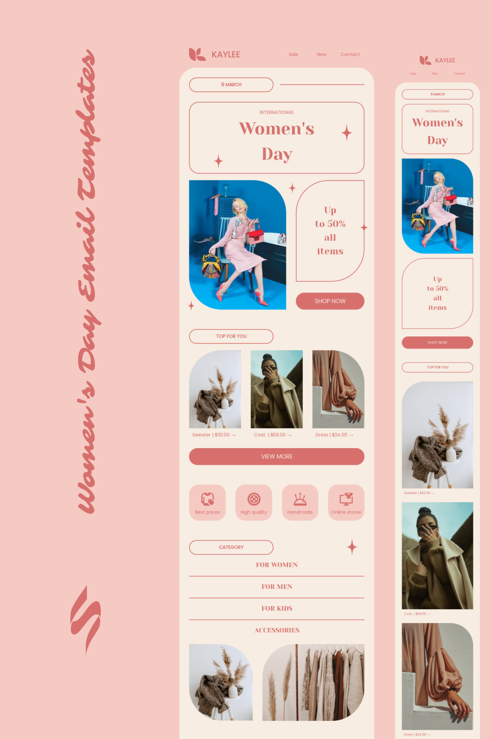 Women’s Day Email Design | Email Newsletter Design