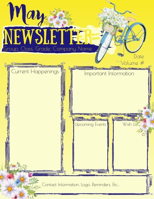 Copy of Monthly Newsletter Template