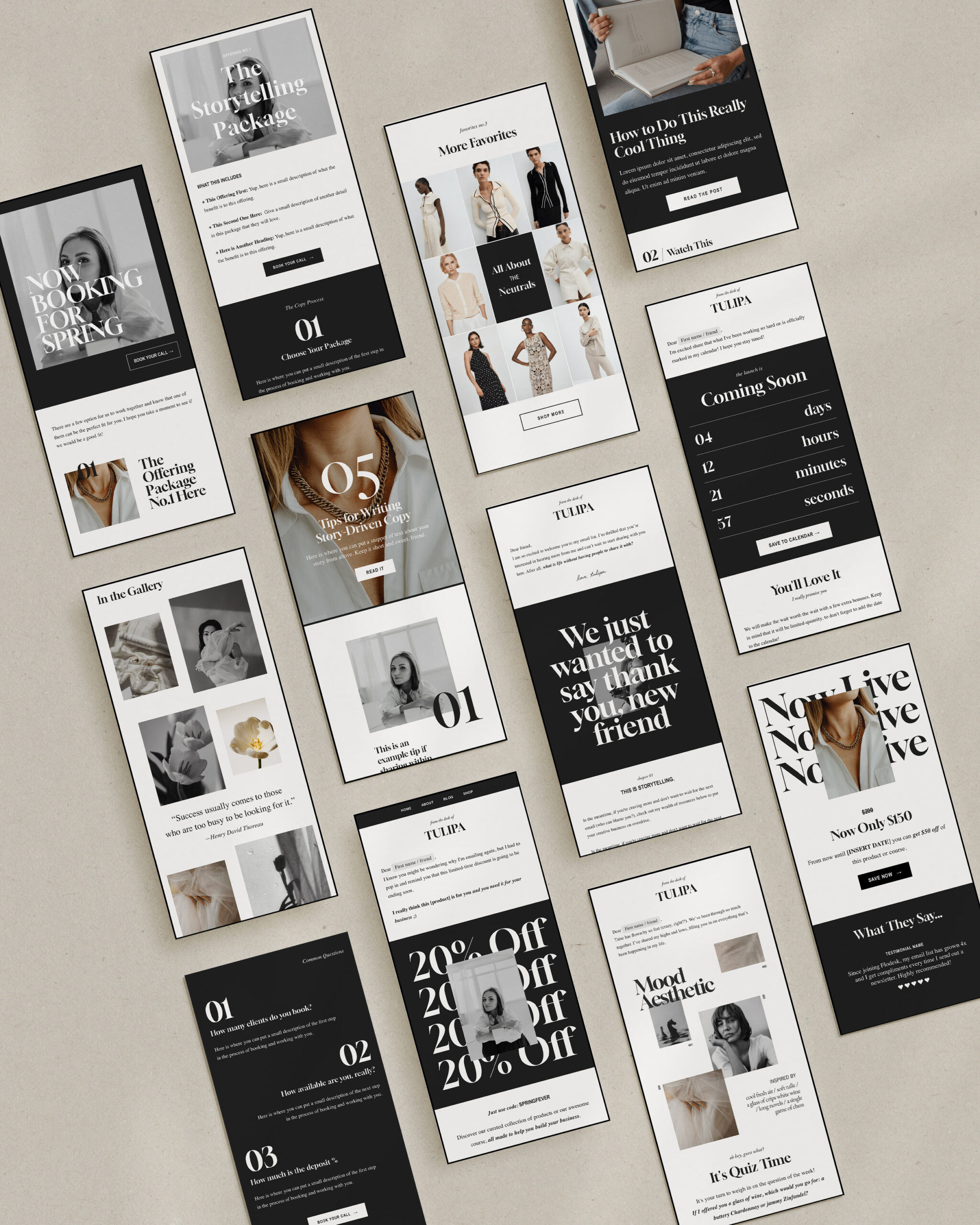 Tulipa Email Templates