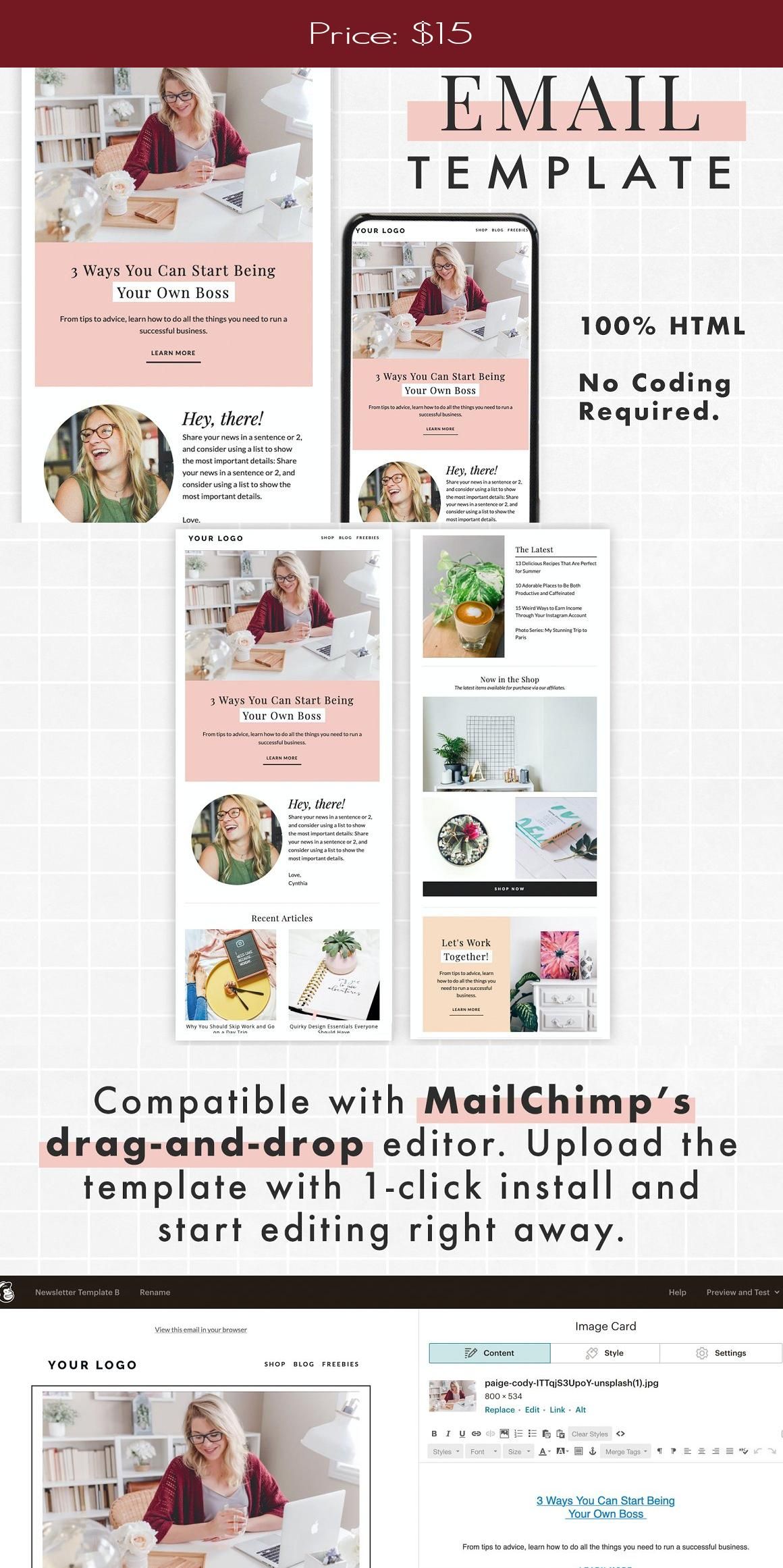 Email Newsletter Template MailChimp