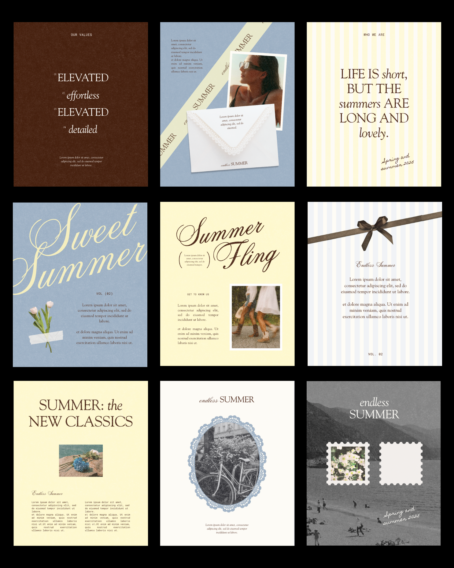 Instagram and Social Media Template Design