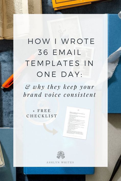 How I Wrote 36 Canned Email Templates in One Day: Why They Keep Your Brand Voice Consistent