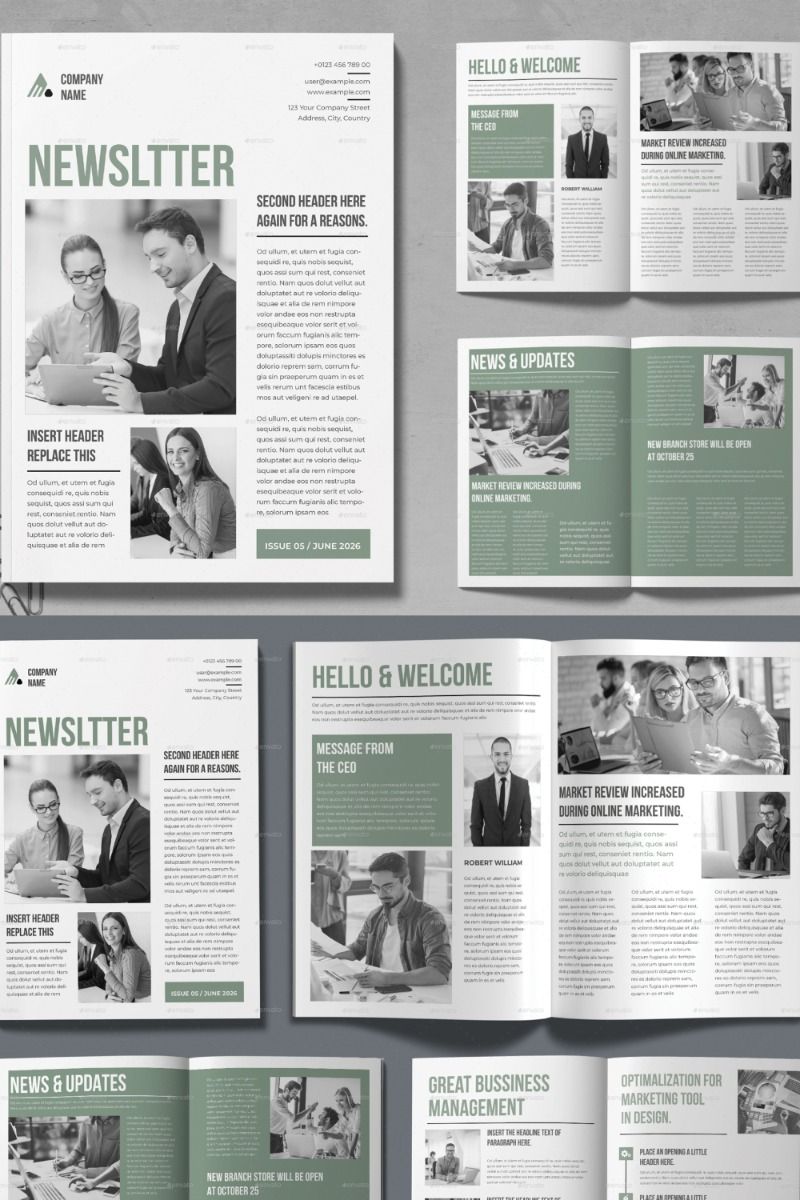 Business Newsletter Template