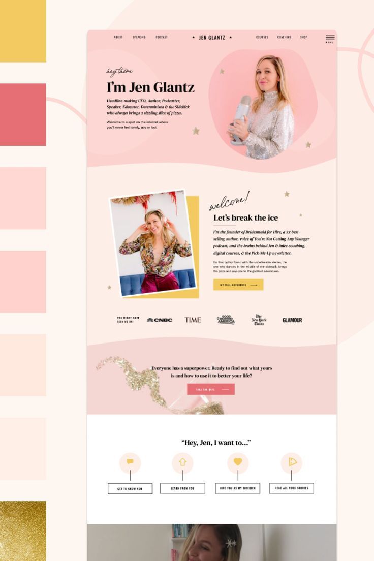 I’m Jen – Landing Page | Landing Page Design