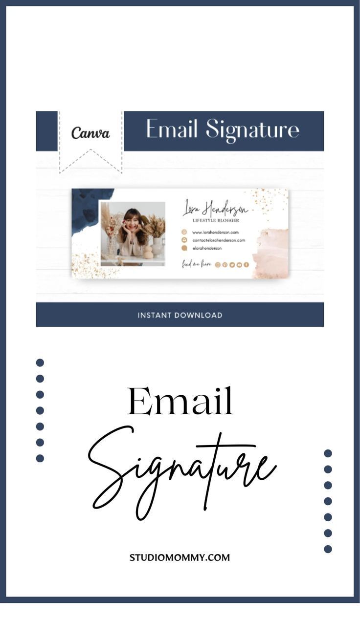 Email Signature Template For Boss Babes