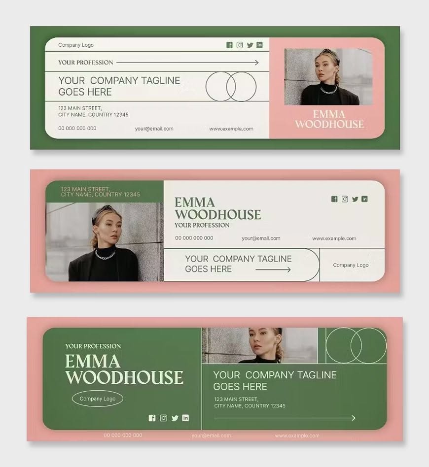Elegant Email Header Design Templates for Professional Use