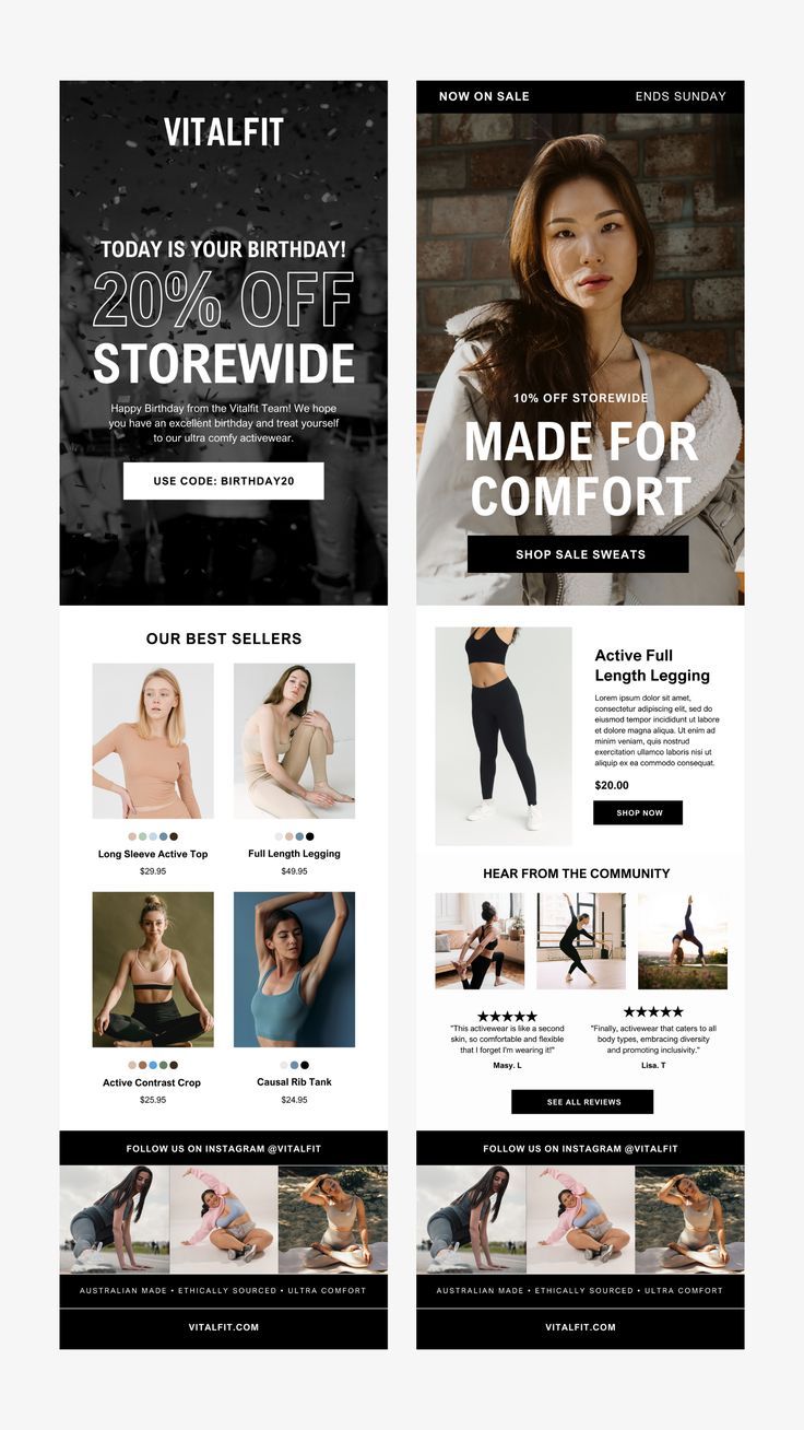 Modern E-commerce Email Design for Conversion Success