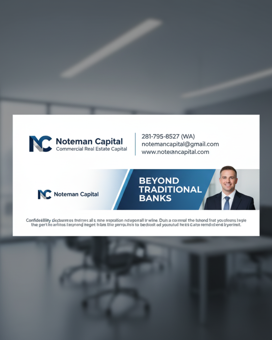 Professional Real Estate & Finance Email Signature Design