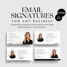 Professional Email Signature Templates for Real Estate & Business 🌟