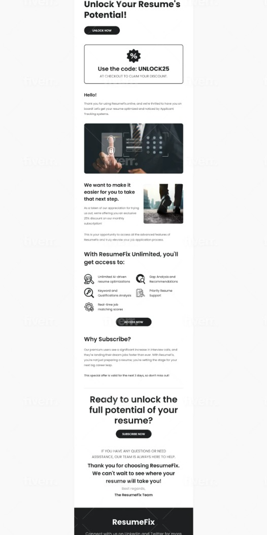I will design an editable email template