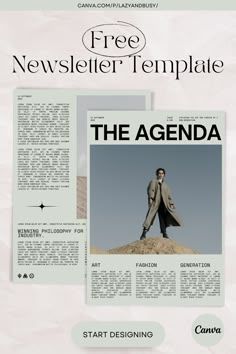 Refined Layouts Perfect for Branded Newsletter Template