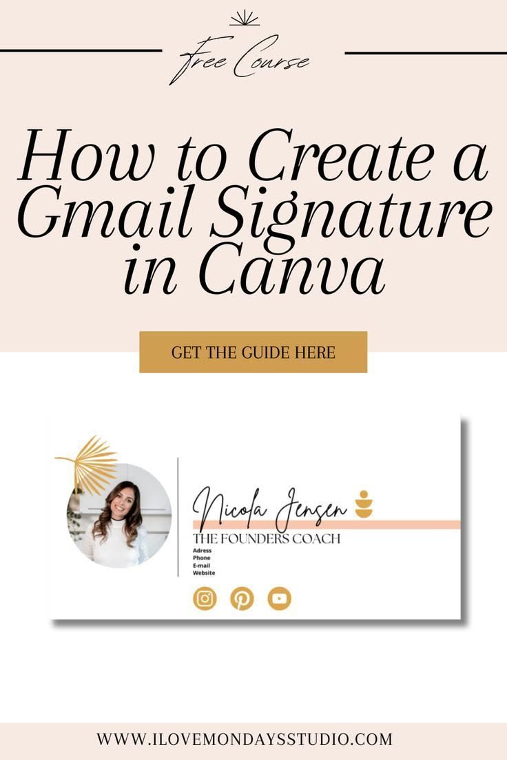 5 Simple Steps to Design a Custom Gmail Signature with Canva