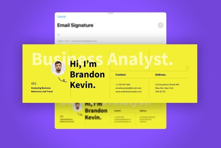 Email Signature Template