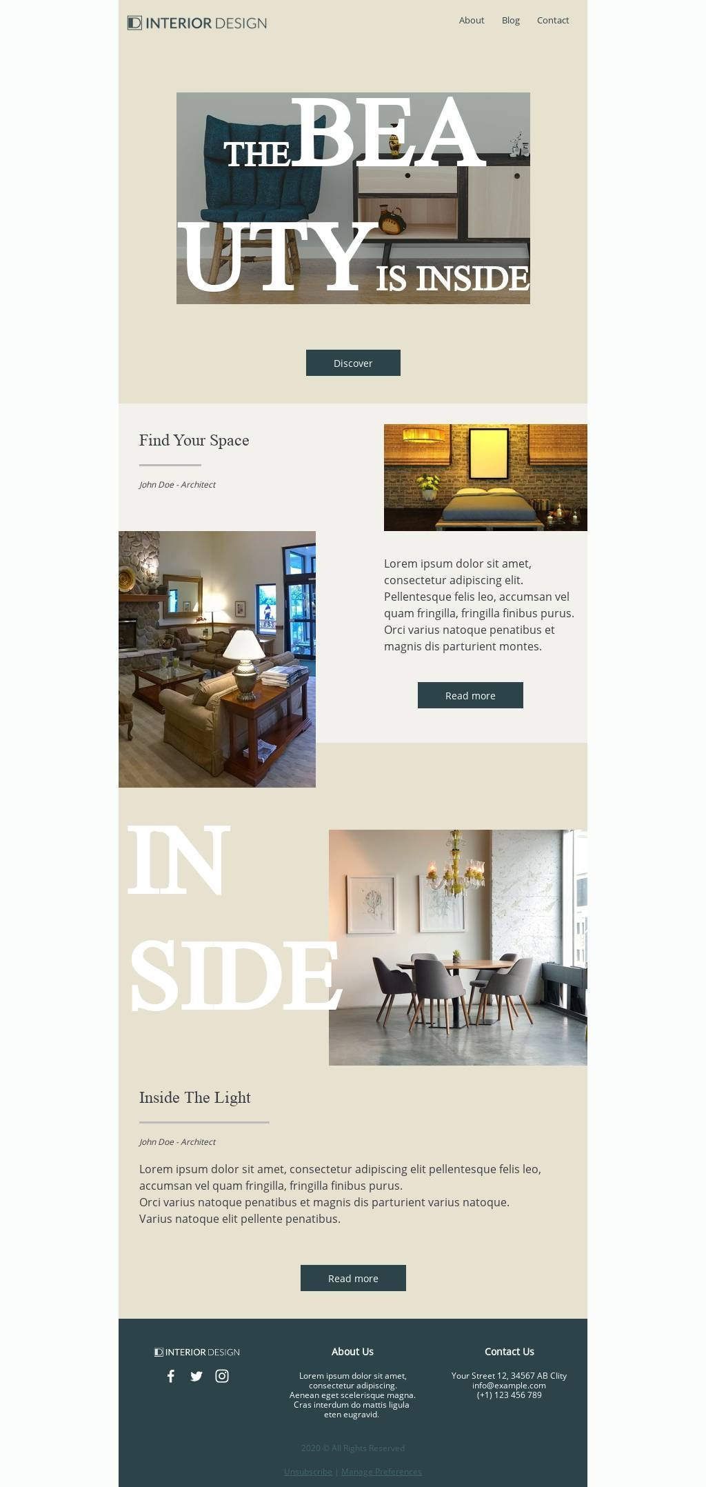Typography Is King Email Template: Modern & Minimal Design for Professional