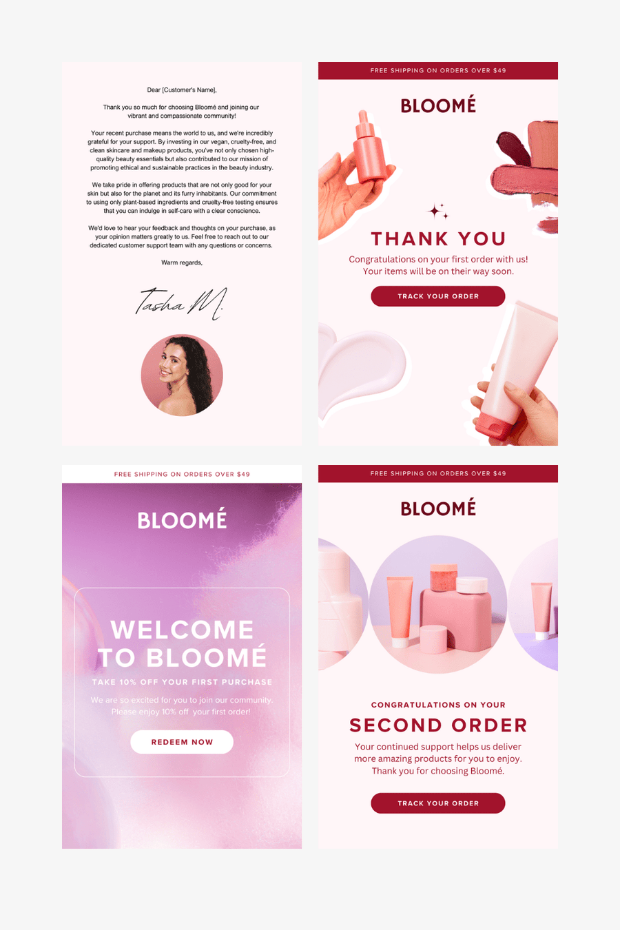 25 Rosette Email Marketing Automations Canva Templates