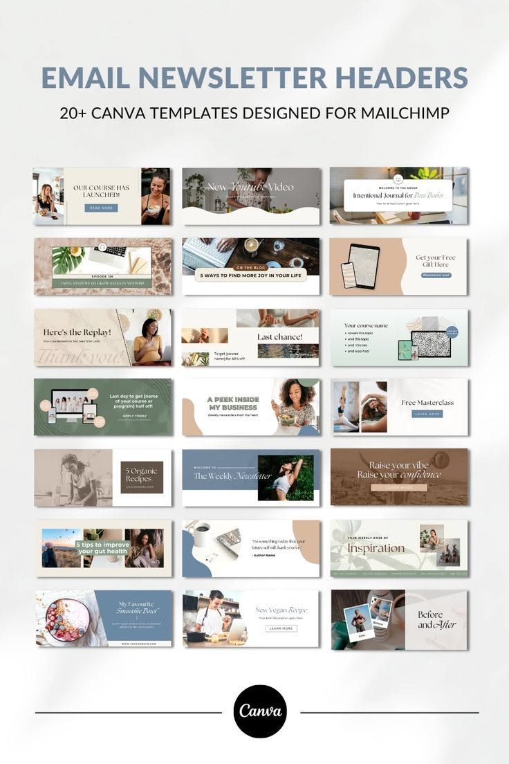 Elegant Simplicity Captured in Minimal Newsletter Design