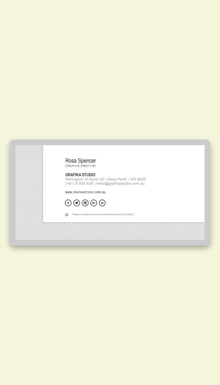 Craft Memorable Email Footers with Grafika Studio Tips for Stunning Branding