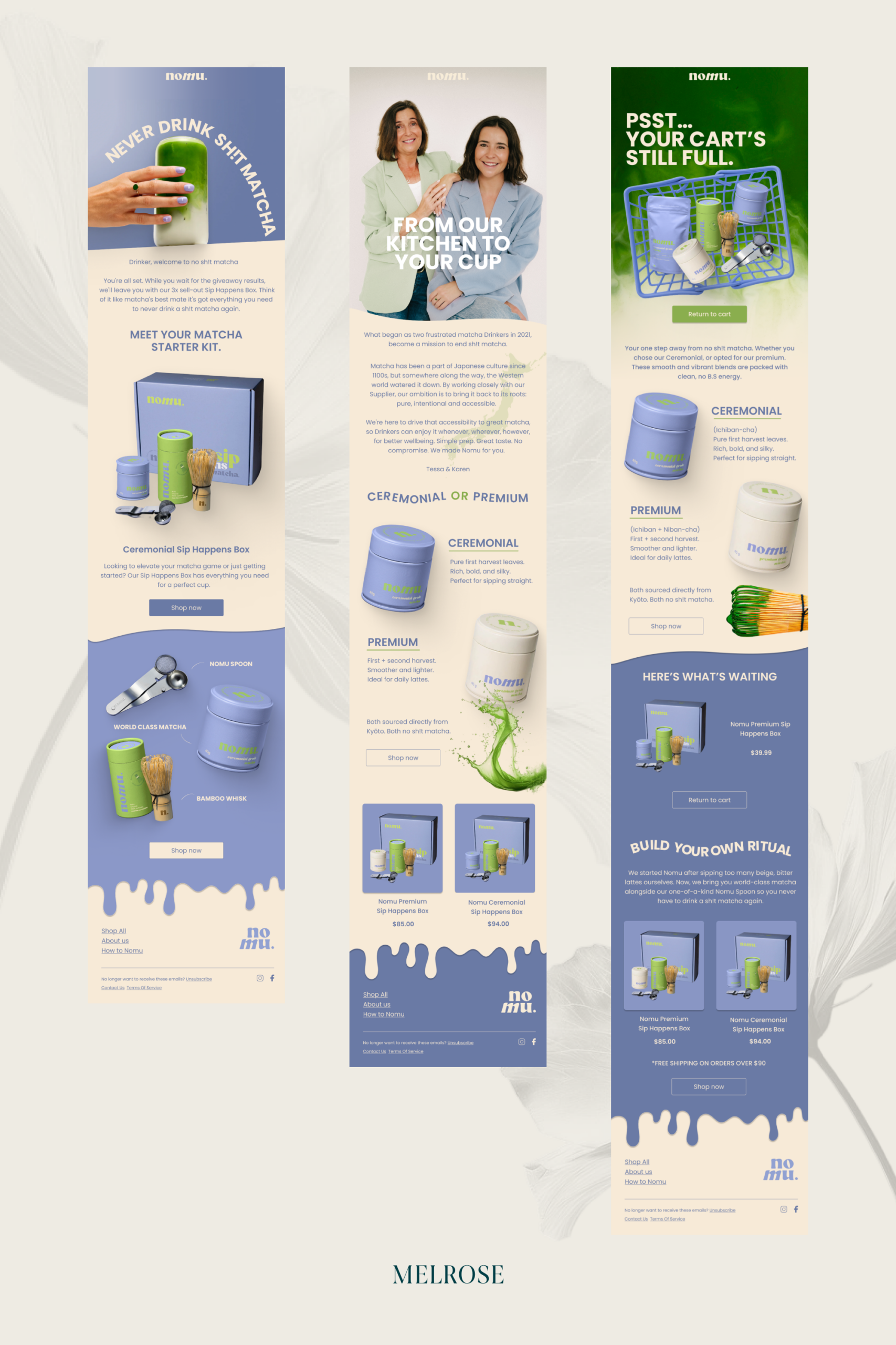 Email Flows For Matcha Brand