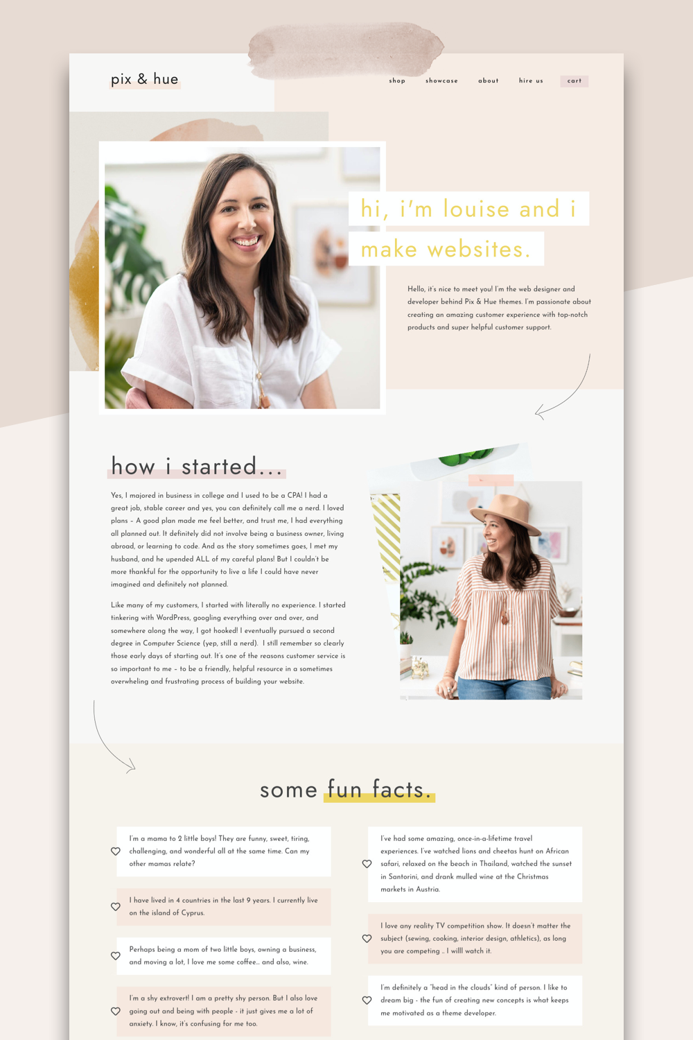 Feminine Web Design