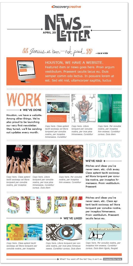 Effortless Modernity Comes from Email Newsletter for Business