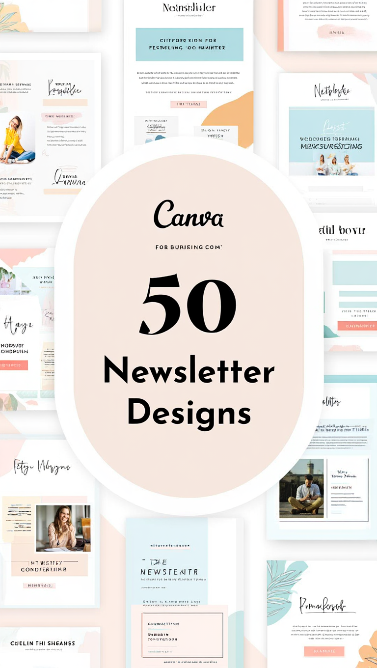 50 Canva Email Templates Starter Pack for Easy Marketing