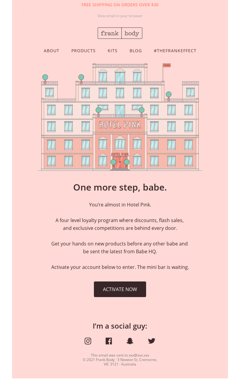 Mastering Confirmation Emails: Templates & Tips from Frank Body