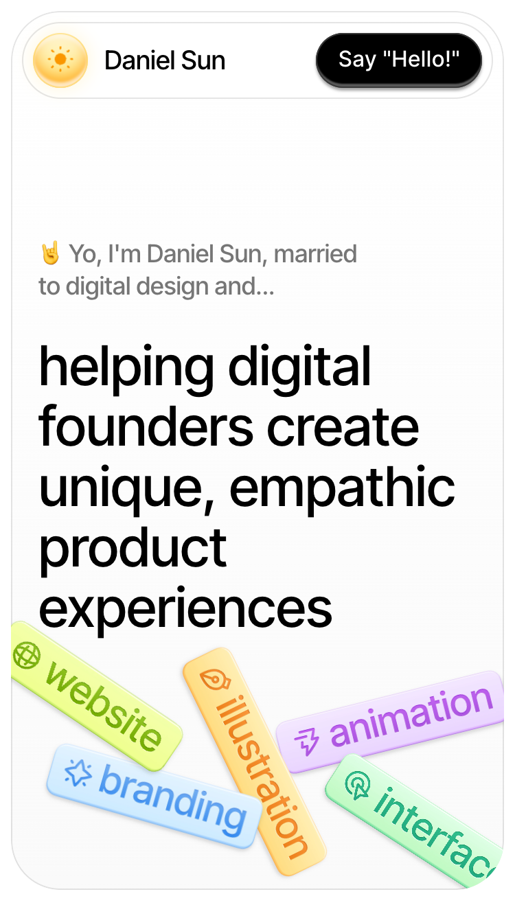Daniel Sun on Minimal Gallery