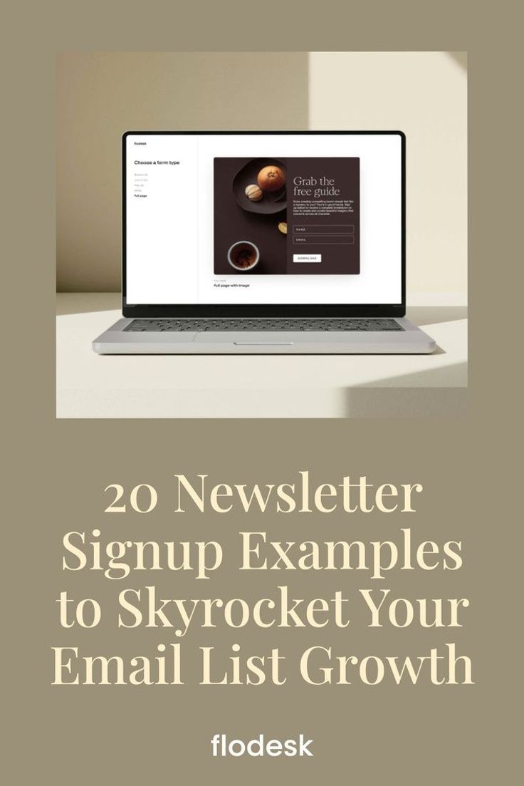 20 Newsletter Opt-In Page Examples to Grow Your Email List