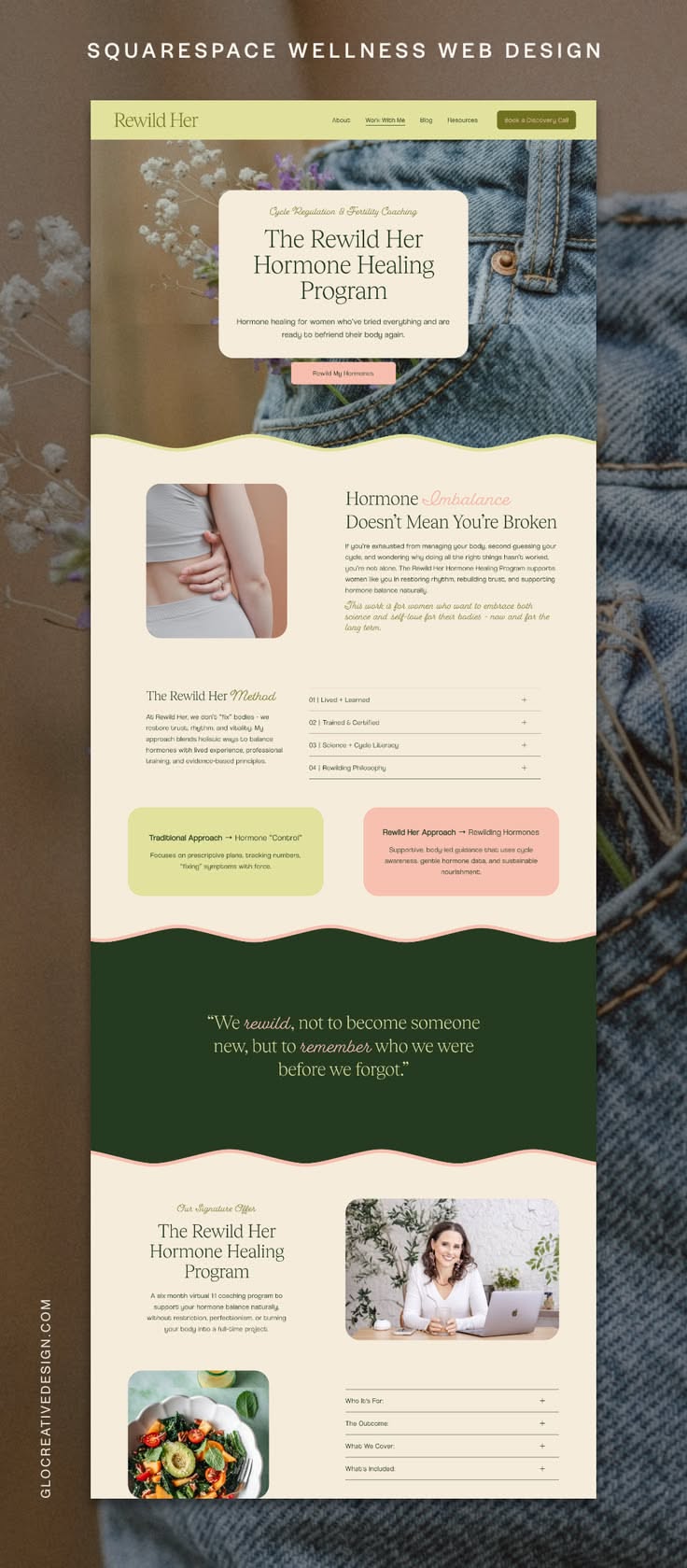 Luxury Web Design for a Wellness Coach