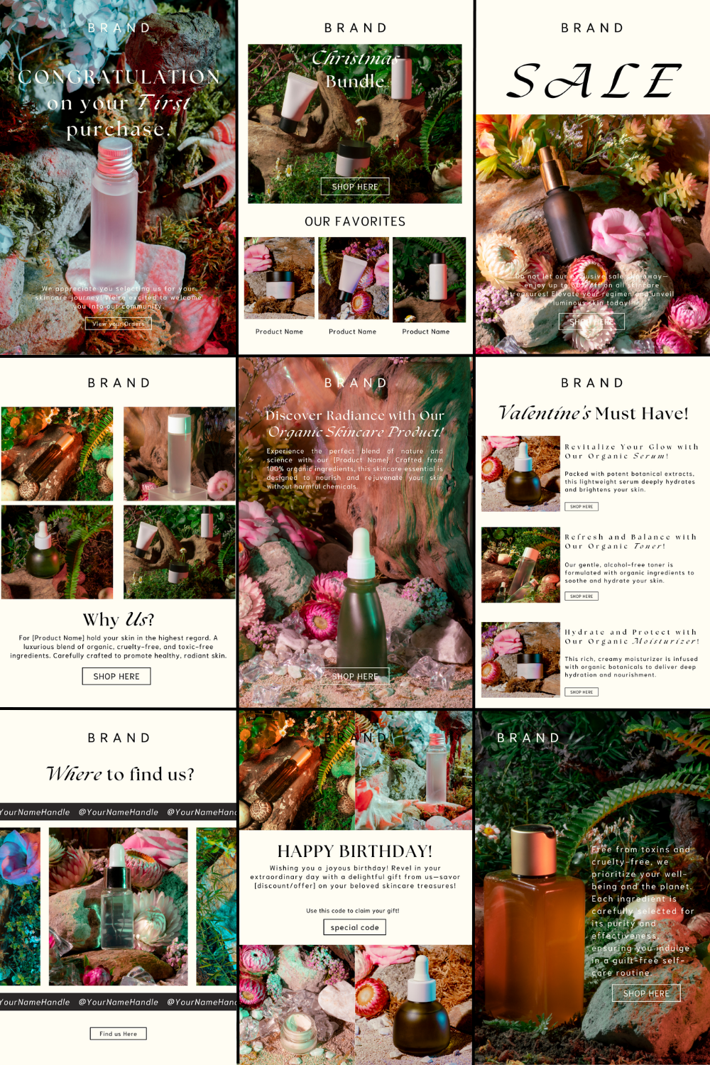 Creative Visual Balance Found in Modern Email Newsletter