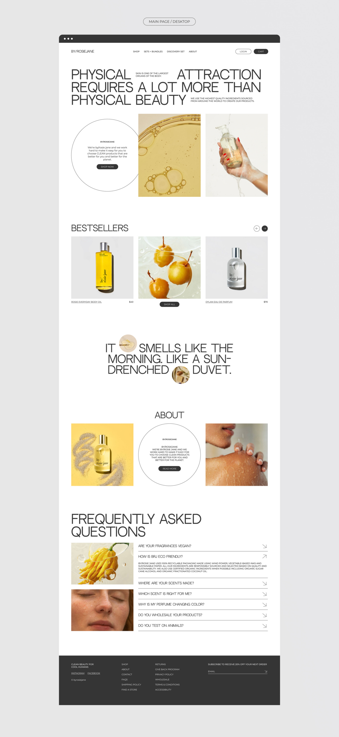 by/rosiejane | e-commerce website design &ndash; Maria Ukolova