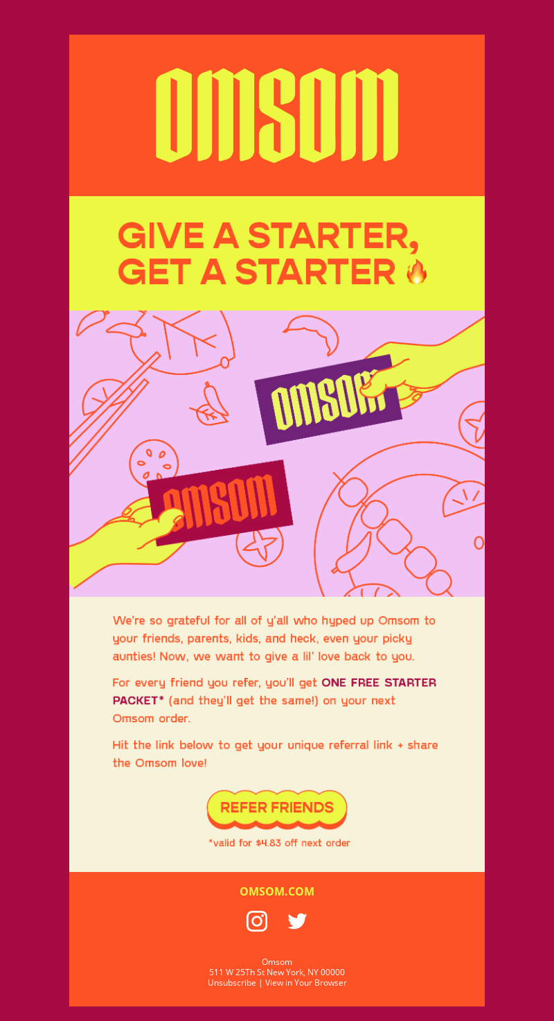 Email from Omsom